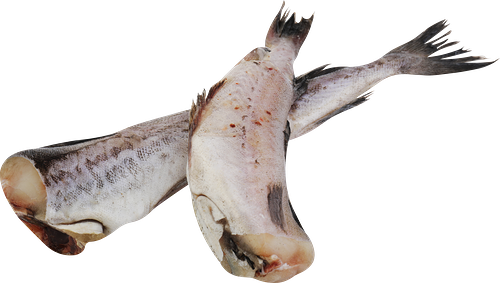 Минтай замороженный 365 дней непотрошёный без головы 1 кг