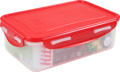 

Контейнер HITT Fresh Mania, прямоугольный, герметичный, 1.1л