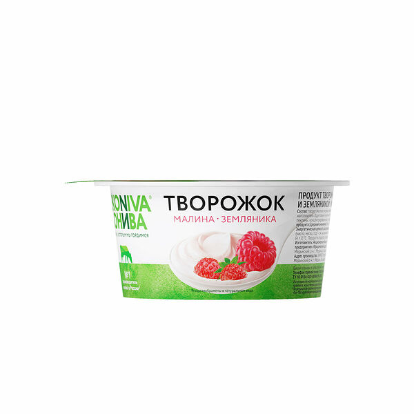 Творожок Эконива малина-земляника 5% БЗМЖ