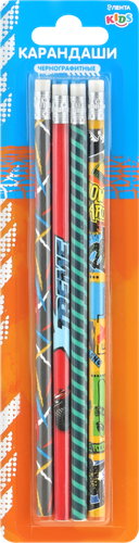 

Набор карандашей Лента Kids Motor 4 шт