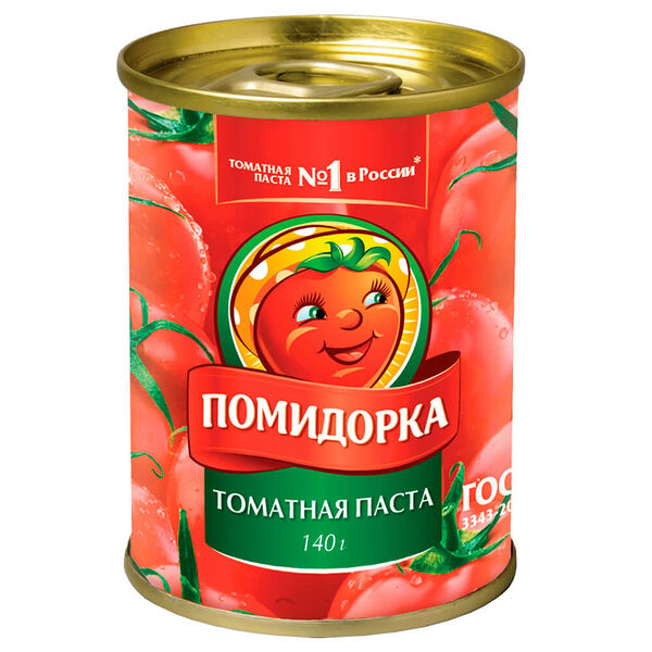 Паста томатная Помидорка 140г ж/б