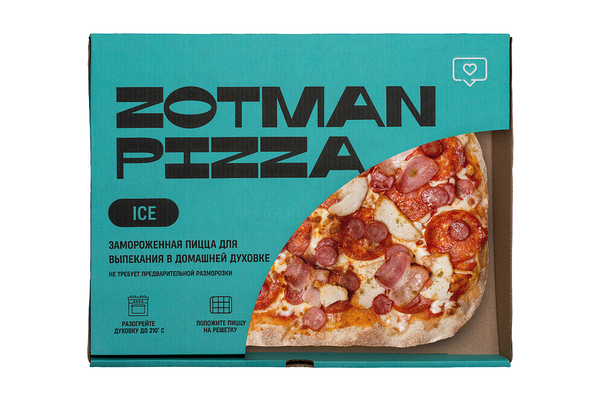 Пицца Zotman Супермясная острая 460 г Продукт замороженный 