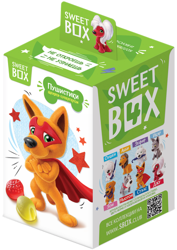 

Мармелад Sweet Box Пушистики жевательный с игрушкой 10 г, в ассортименте