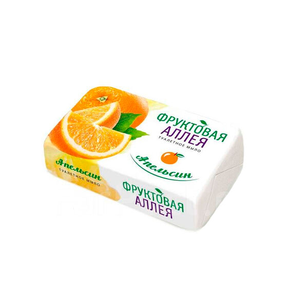 Мыло туалетное Фруктовая аллея Апельсин 90 г