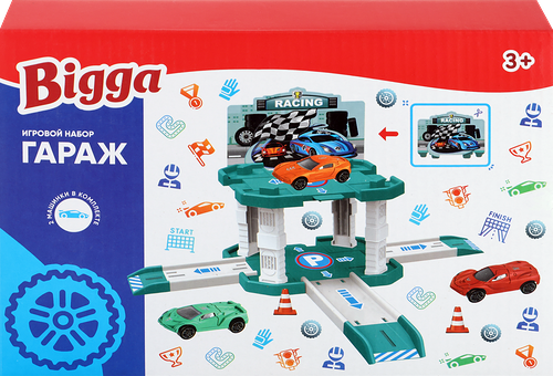 Набор игровой BIGGA Гараж для машинок 