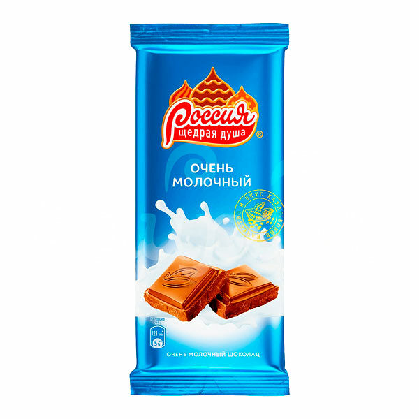 Шоколад Россия 82гр Молочный
