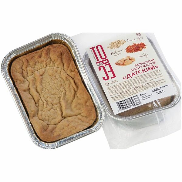 Паштет мясной Торес Датский запечённый категории Б, 200г