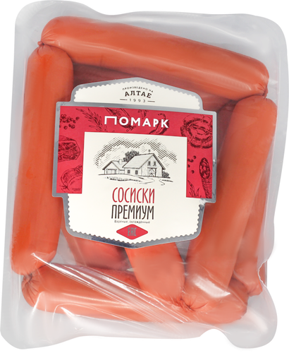 

Сосиски вареные ПОМАРК Премиум категория А