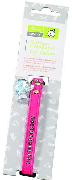 Hunter ошейник кожаный Smart Modern Luxus для кошек Розовый