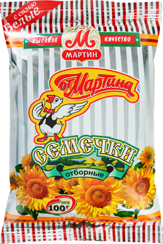 

Семечки От Мартина соленые белые 100 г