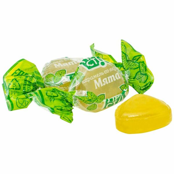 Карамель леденцовая со вкусом Мята Просто 200 г