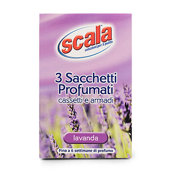 Ароматизатор Scala для вещей в шкафу c ароматами розы/лаванды в ассортименте 3шт., Италия