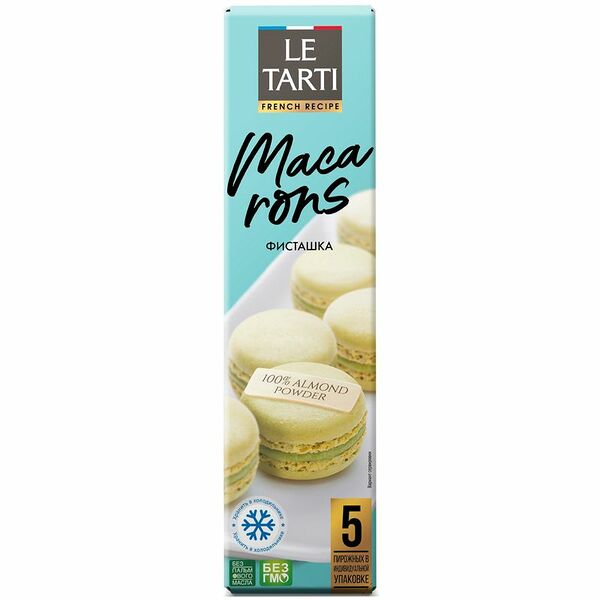 Пирожное Le Tarti Macarons с фисташкой