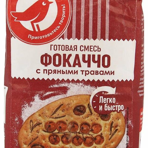 Смесь для фокаччо Ашан Красная Птица