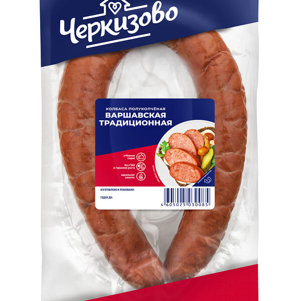 Колбаса полукопчёная Черкизово Варшавская традиционная