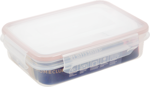 Контейнер HOMECLUB Lock&Lock 11,6х16,5х4,6см, с герметичной крышкой, 0.5л