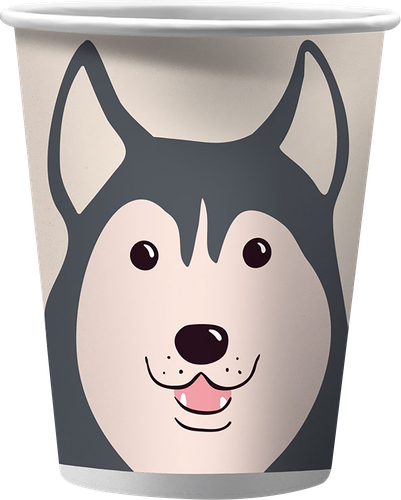 

Набор стаканов бумажных ND Play Собачки с ушками, 250мл, 6шт