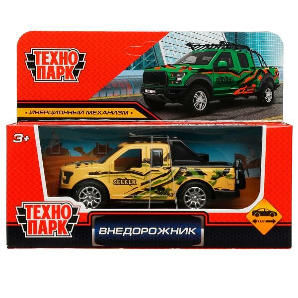 Машина металл ВНЕДОРОЖНИК, 11 см, инерция, в ассорт, коробка