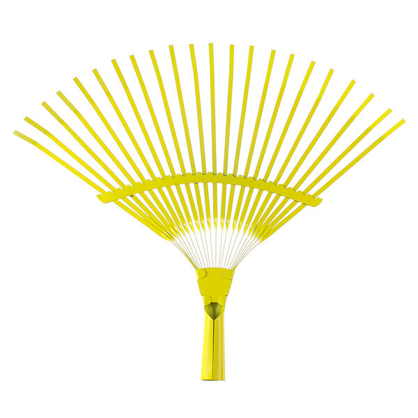 Грабли веерные Inbloom 22 зуба 35 х 38 см окрашенная сталь