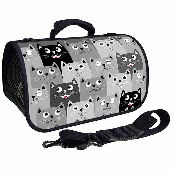Сумка-переноска для животных FOXIE Cats 43х25х24см