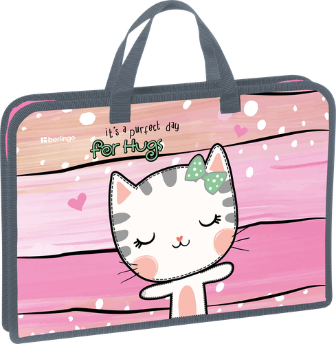 

Папка Berlingo Snail, А4, с ручками, 1 отделение, 34х24,5х4 см, пластик, на молнии, Арт. PTA44052/1 в ассортименте 1 шт.