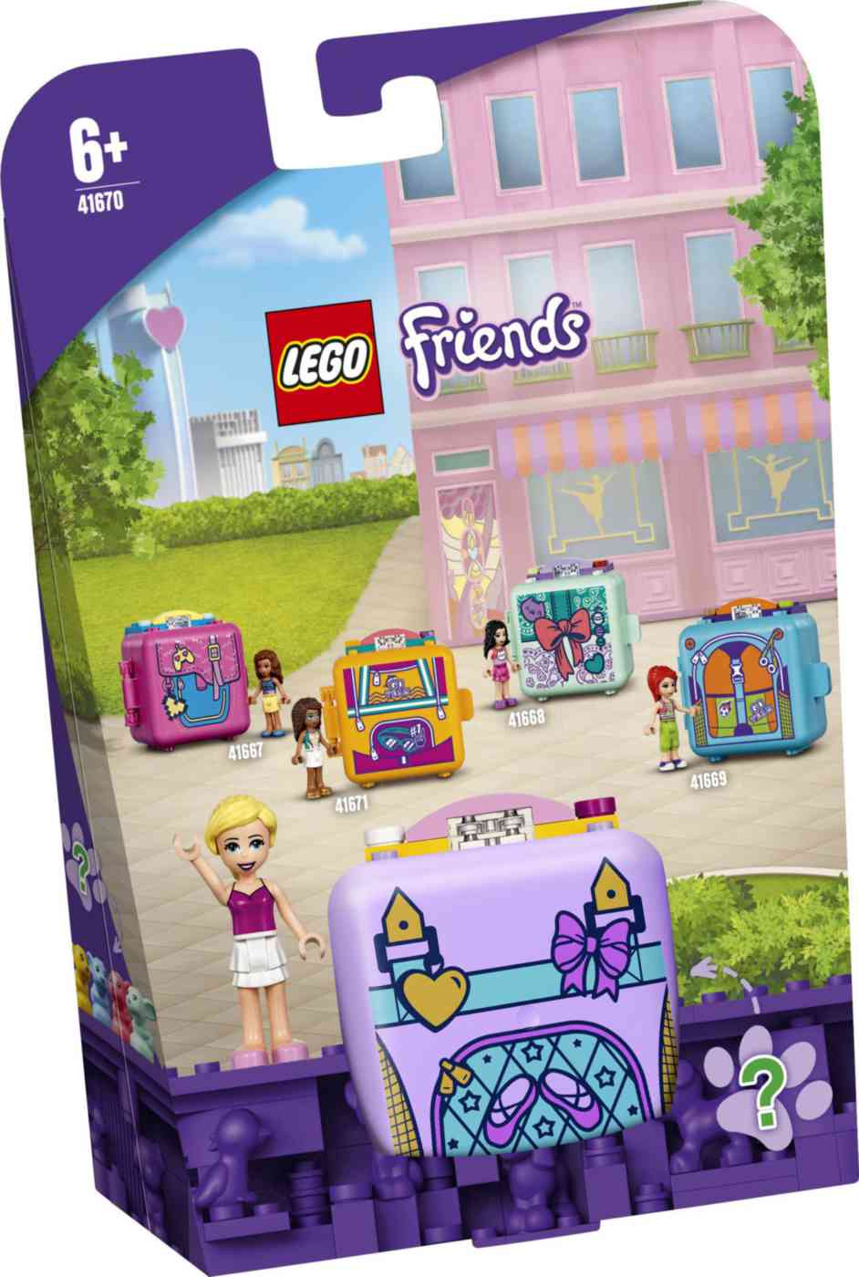 

Конструктор Lego Friends 6+ 41670 Кьюб для балета Стефани 60 деталей