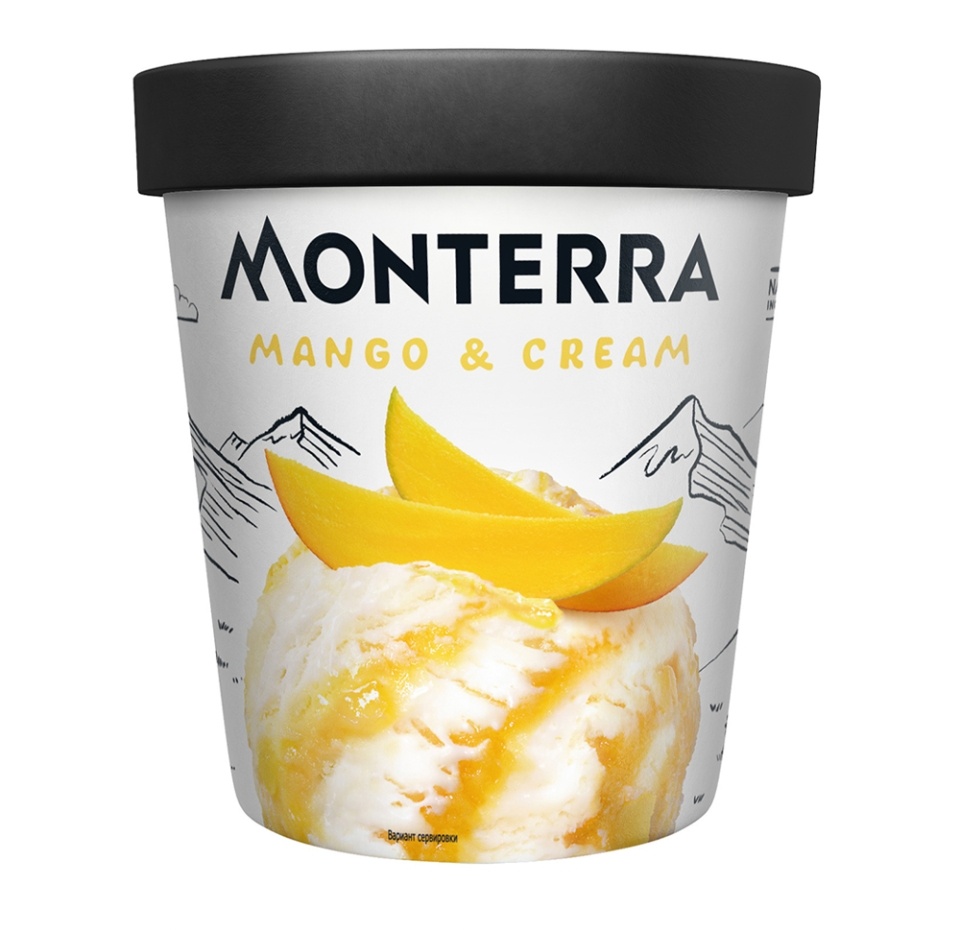 

Мороженое Monterra Манго-Сливки, 281 г