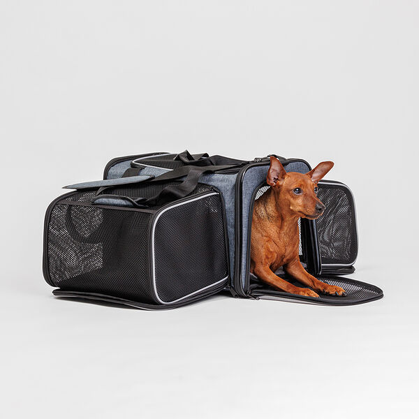 Сумка-переноска (4 в 1) для собак и кошек мелкого размера, 45x28x28 см