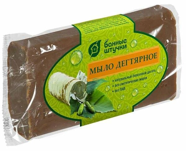Мыло кусковое Банные Штучки Дегтярное