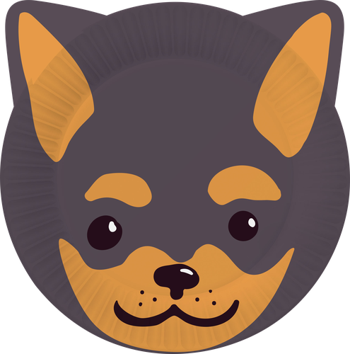 

Набор тарелок бумажных ND Play Собачки с ушками 23 см 6 шт.