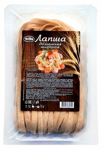 Лапша домашняя Тестов широкая