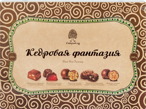 

Конфеты Сибирский кедр Кедровая фантазия 210 г