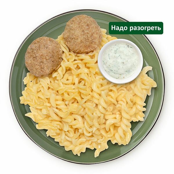 Фузилли с  мясными тефтелями в грибном  соусе Шеф Перекрёсток