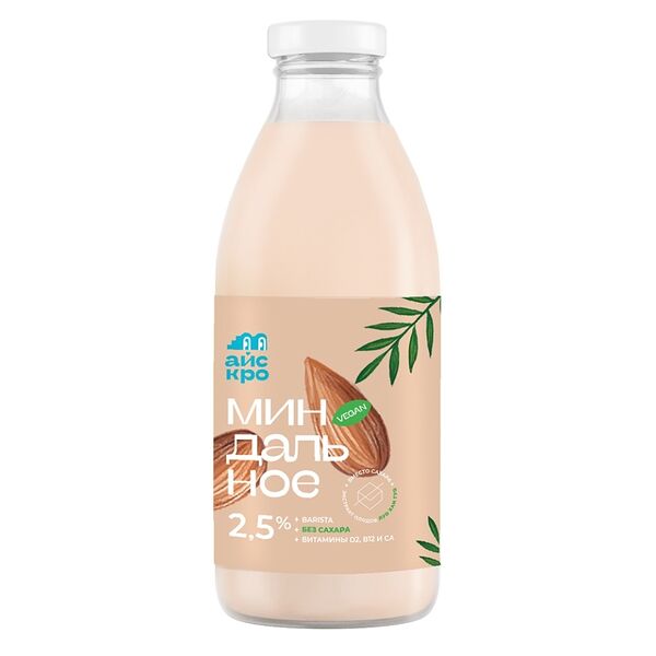Напиток веганский АйсКро миндальный безалкогольный 1.5% 300мл, Россия