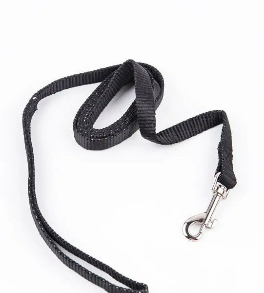 Поводок Аркон Dog&Vogue капрон черный 1,5см 3м для собак