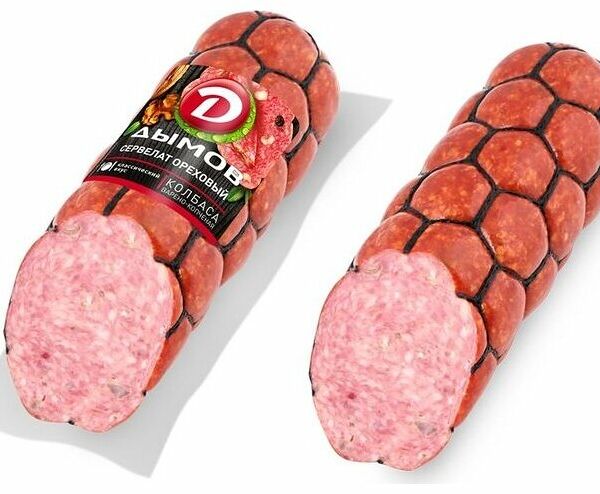 Сервелат варёно-копчёный Дымов Ореховый