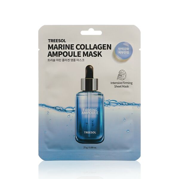 Маска для лица Treesol Marine Collagen Ampoule с морским коллагеном