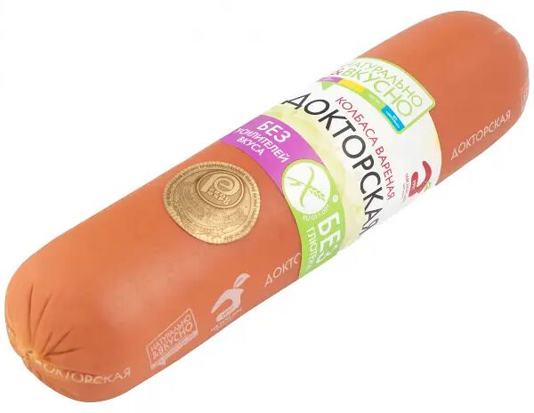 Колбаса вареная Докторская ТМ Мясной дом Бородина