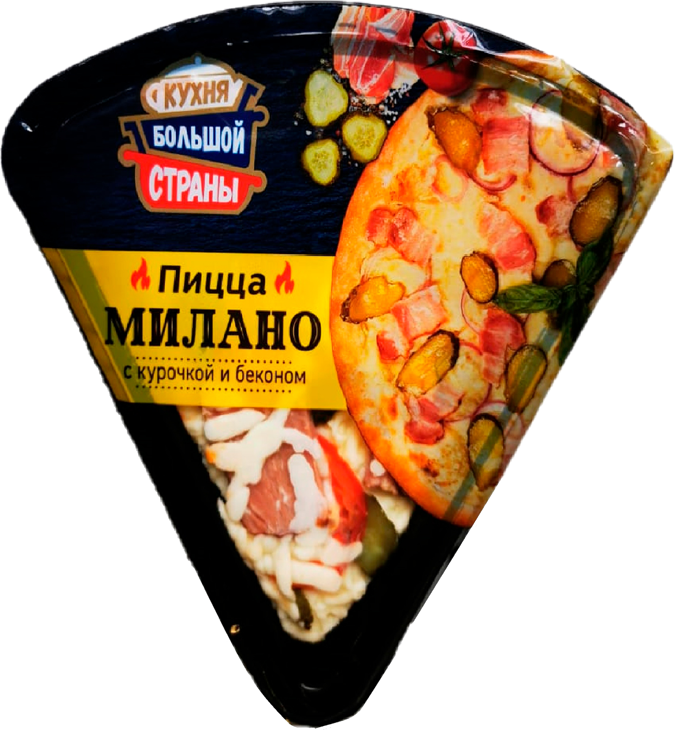 

Пицца Холодушка Милано курочка бекон в ассортименте