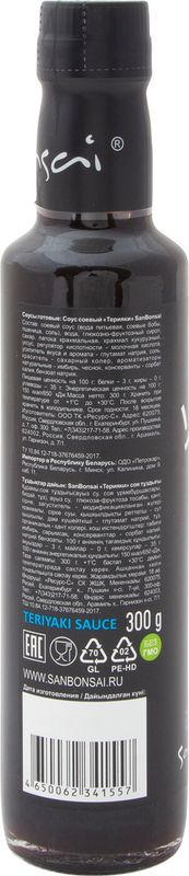 

Соус соевый Терияки SanBonsai, 300 г
