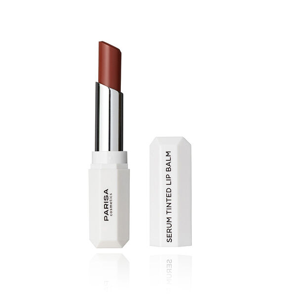 Бальзам для губ `PARISA` SERUM TINTED оттеночный тон 02 Naked, 3.2 г