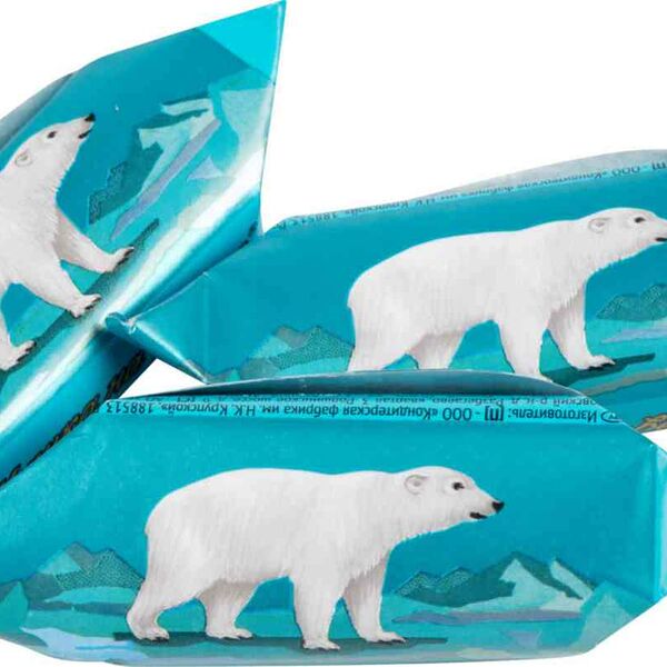 Конфеты Мишка на севере Фабрика имени Крупской