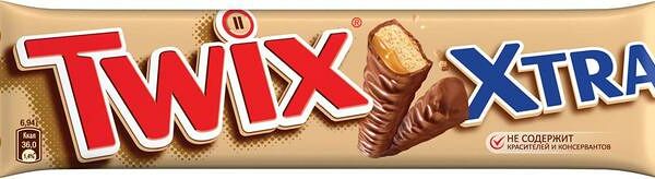 Батончик шоколадный Twix Extra
