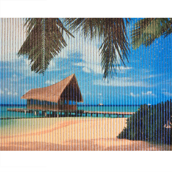 Коврик для ванной комнаты Бали, 47х67 см, фотопечать