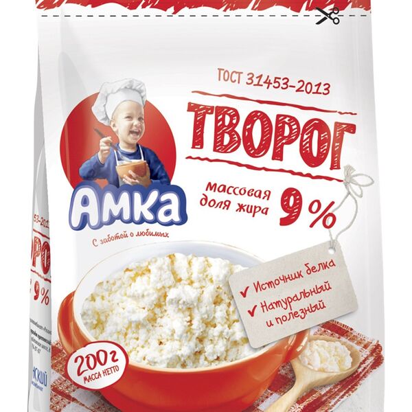 Творог Амка 9%, 200г
