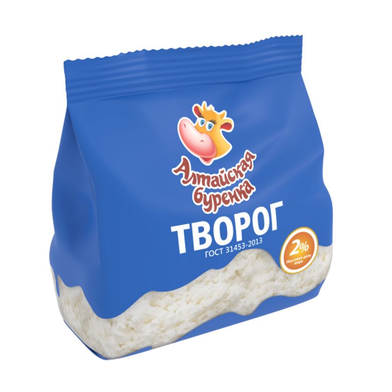 

Творог Алтайская Буренка рассыпчатый 2% 250 г