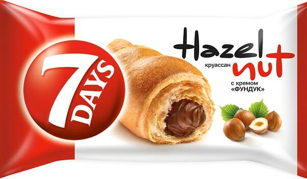 Круассан 7 Days с кремом Фундук 65г