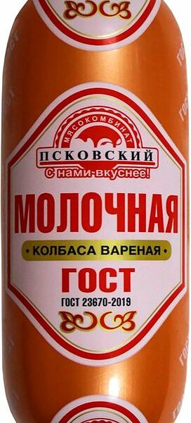 Колбаса Псковский МК Молочная варёная 500г