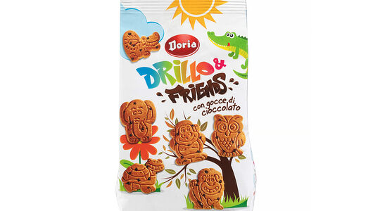 Печенье сахарное Doria с шоколадной крошкой 