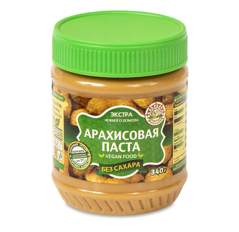 

Паста арахисовая Азбука продуктов без сахара 340 г